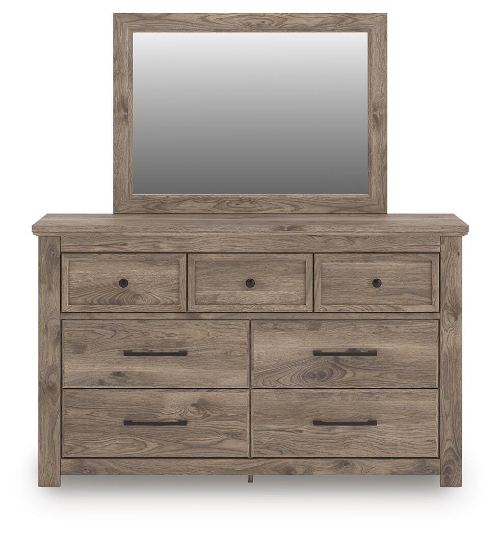 Rusticott Panel Bed Bedroom Set