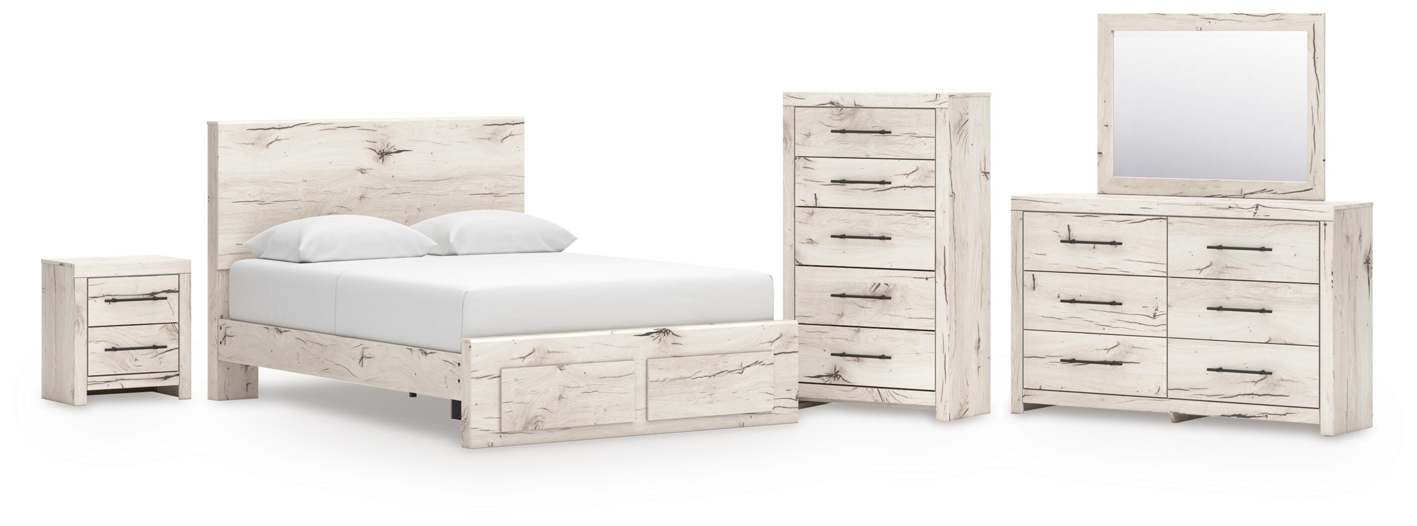 Lawroy Panel Storage Bed Bedroom Set