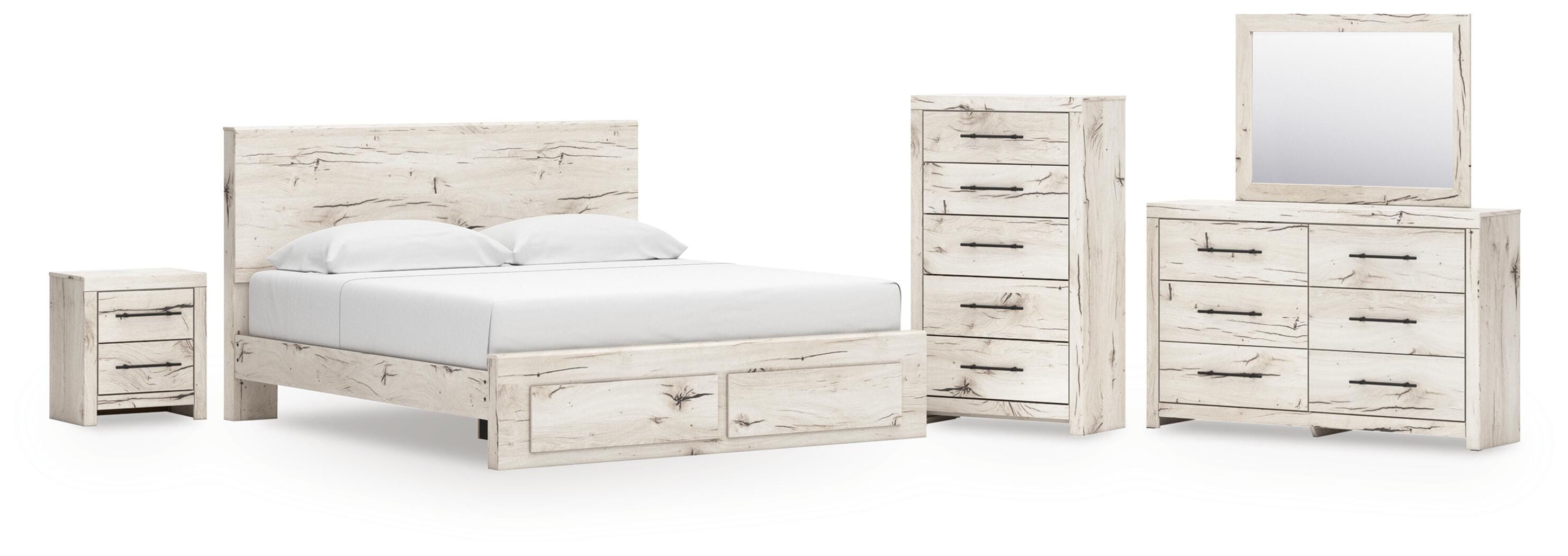 Lawroy Panel Storage Bed Bedroom Set