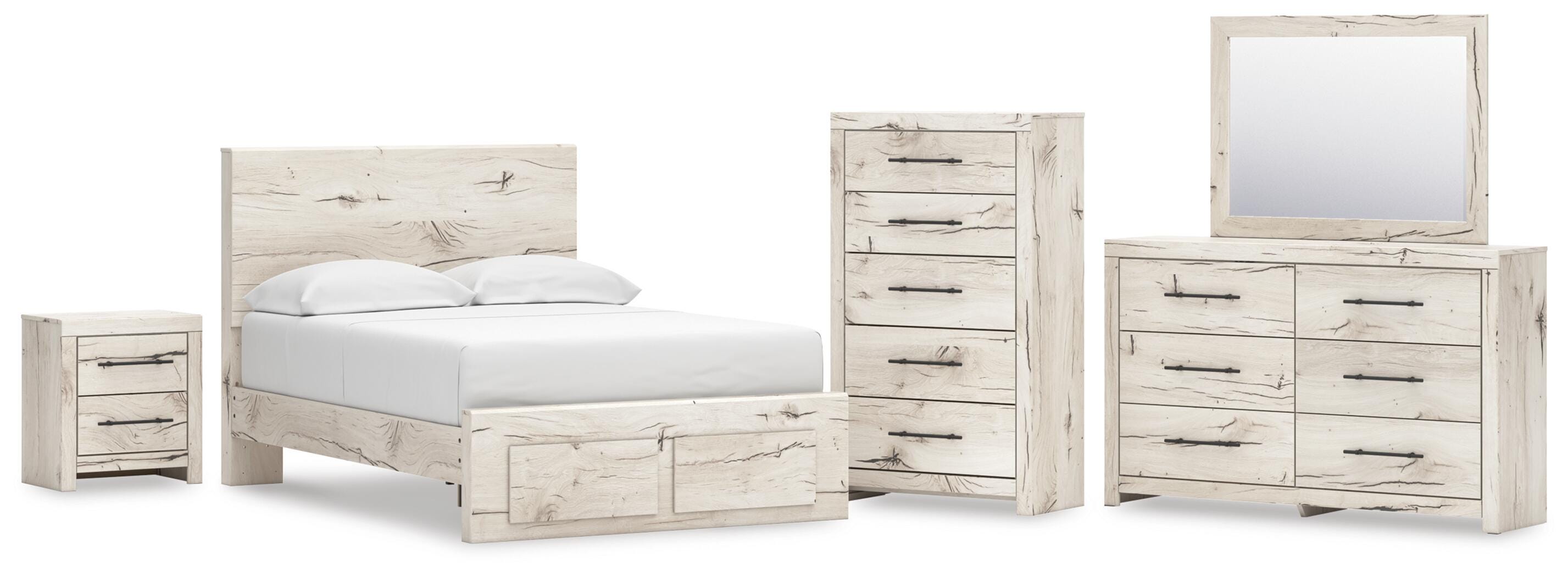 Lawroy Panel Storage Bed Bedroom Set