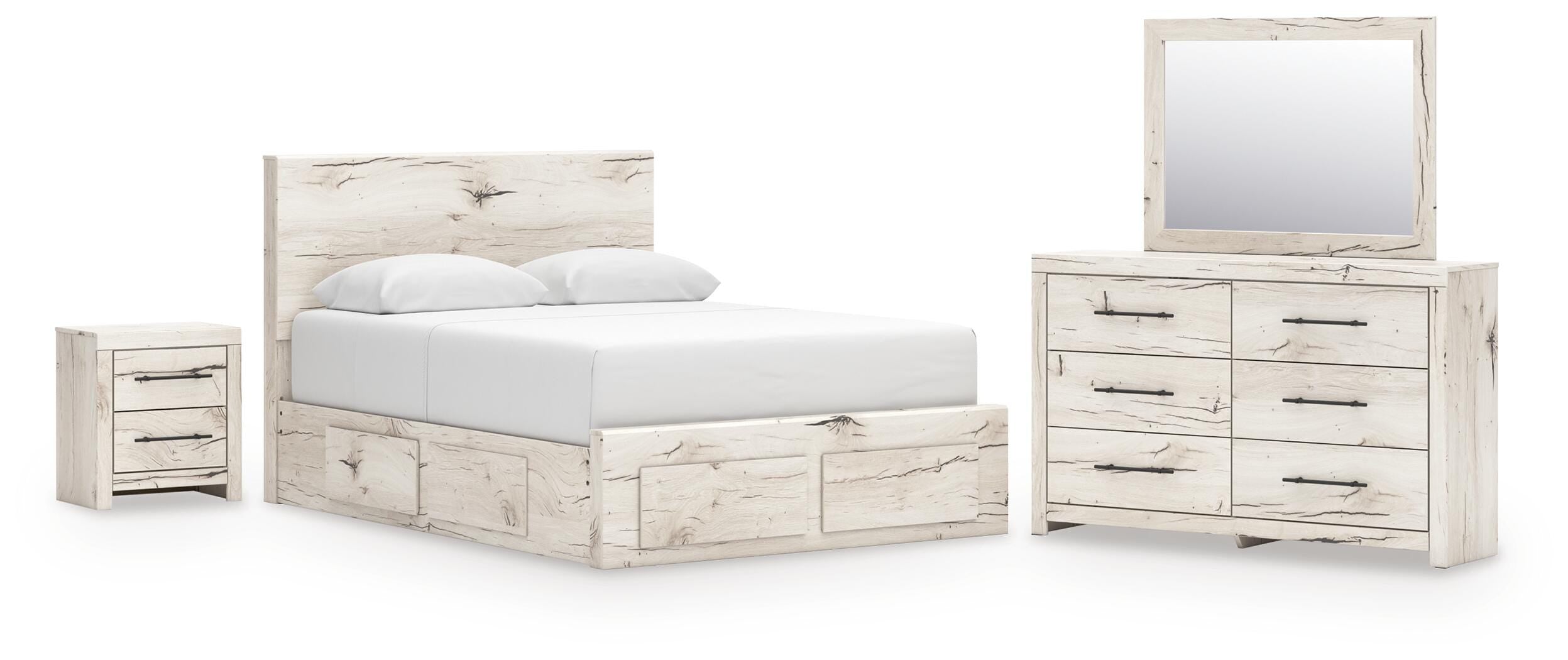 Lawroy Panel Storage Bed Bedroom Set
