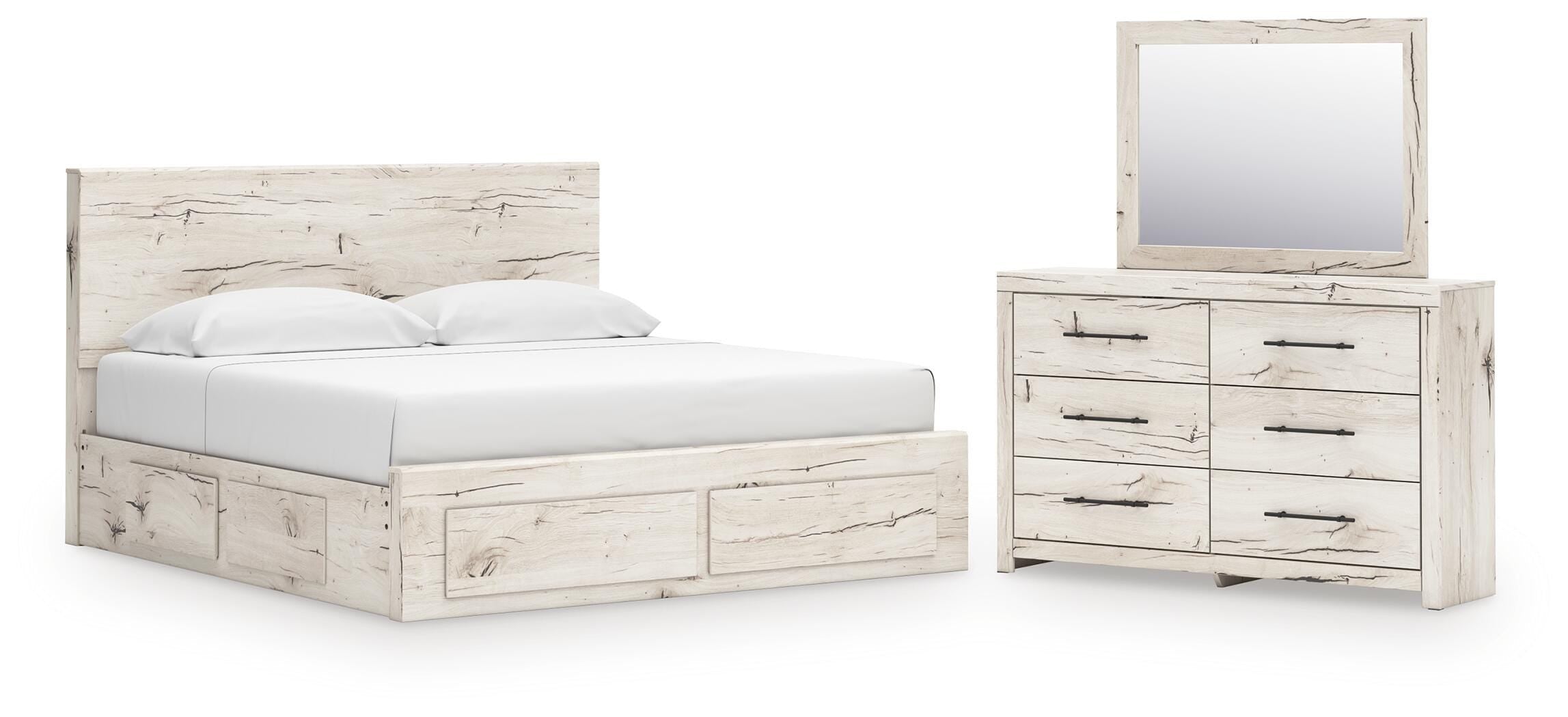 Lawroy Panel Storage Bed Bedroom Set
