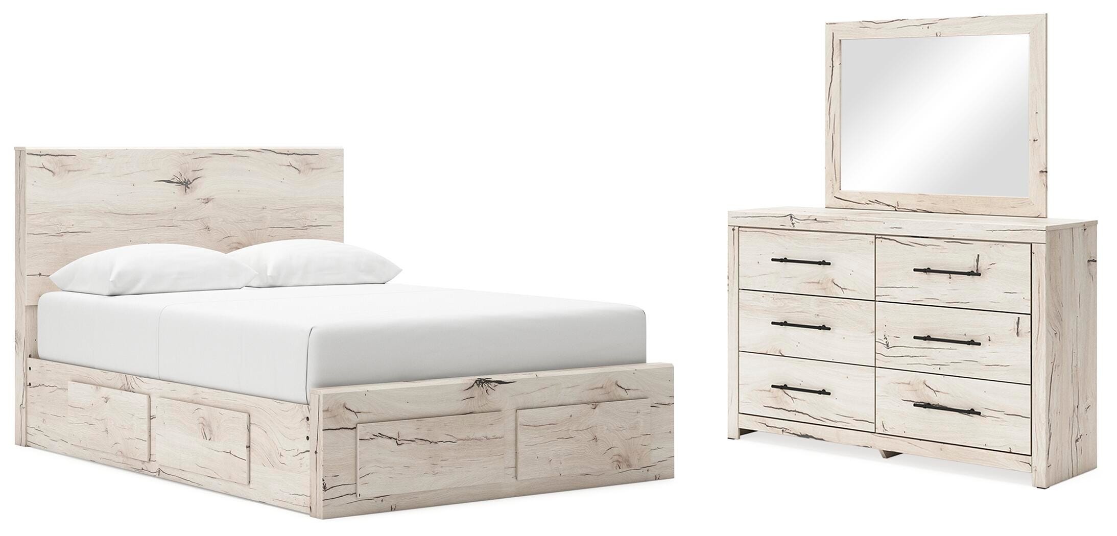 Lawroy Panel Storage Bed Bedroom Set