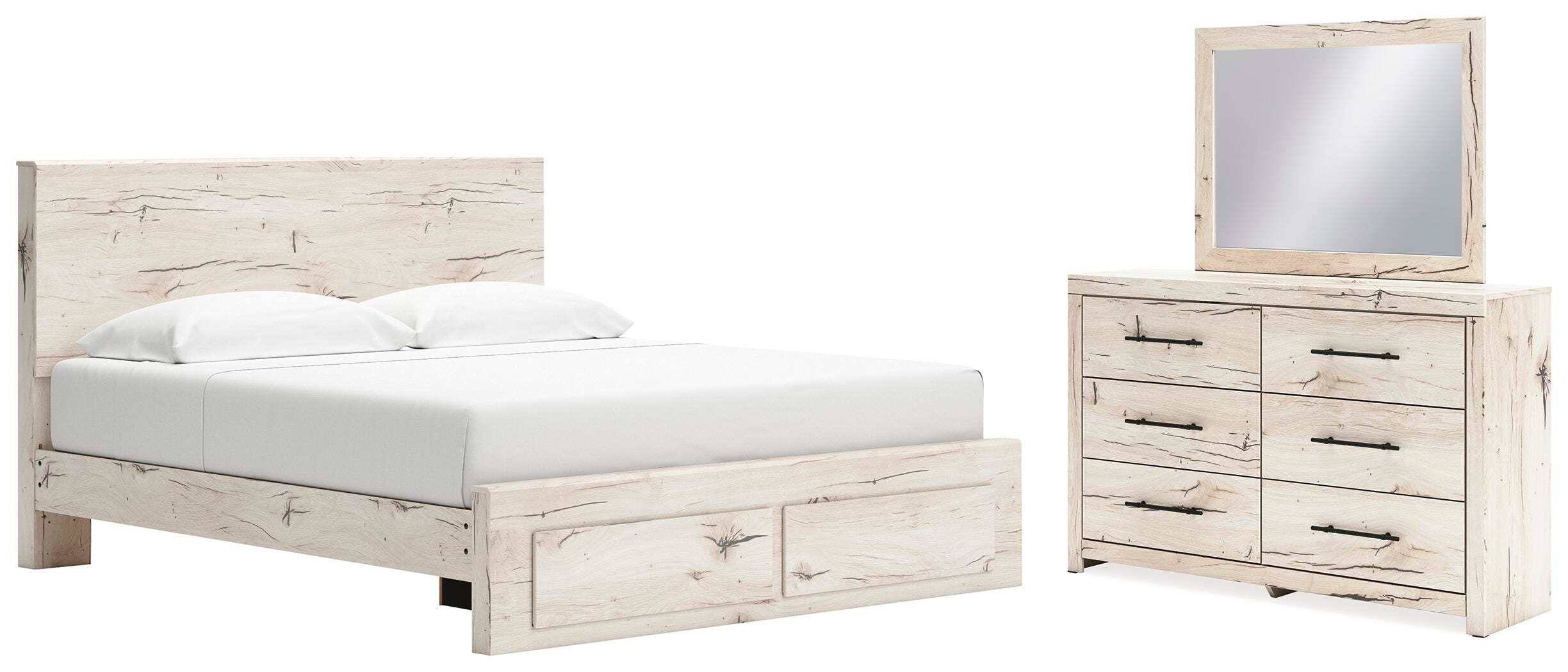 Lawroy Panel Storage Bed Bedroom Set