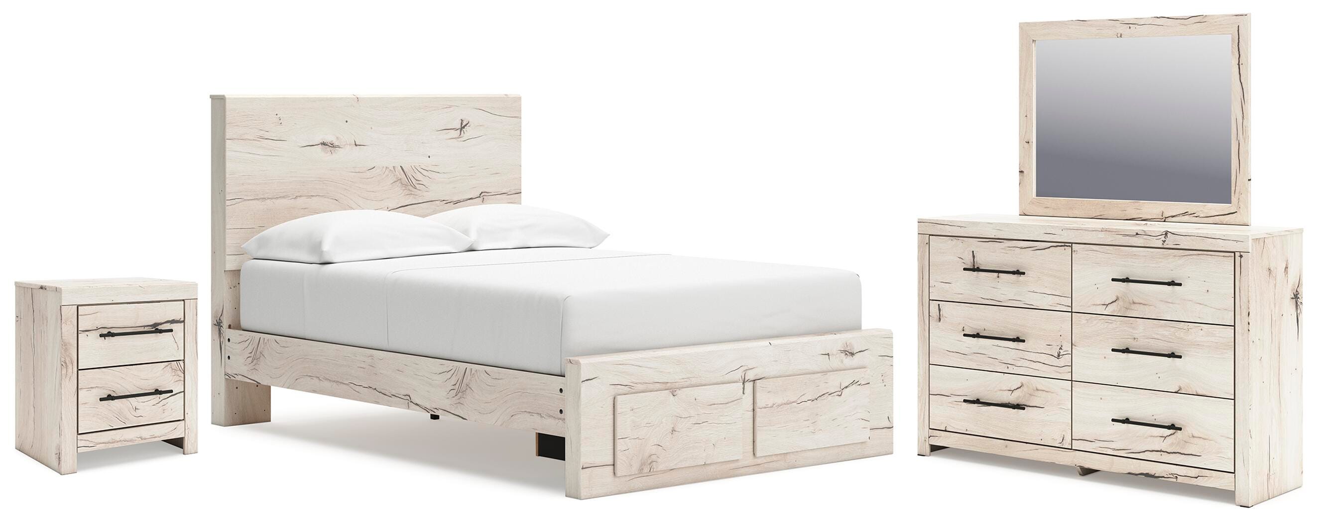 Lawroy Panel Storage Bed Bedroom Set