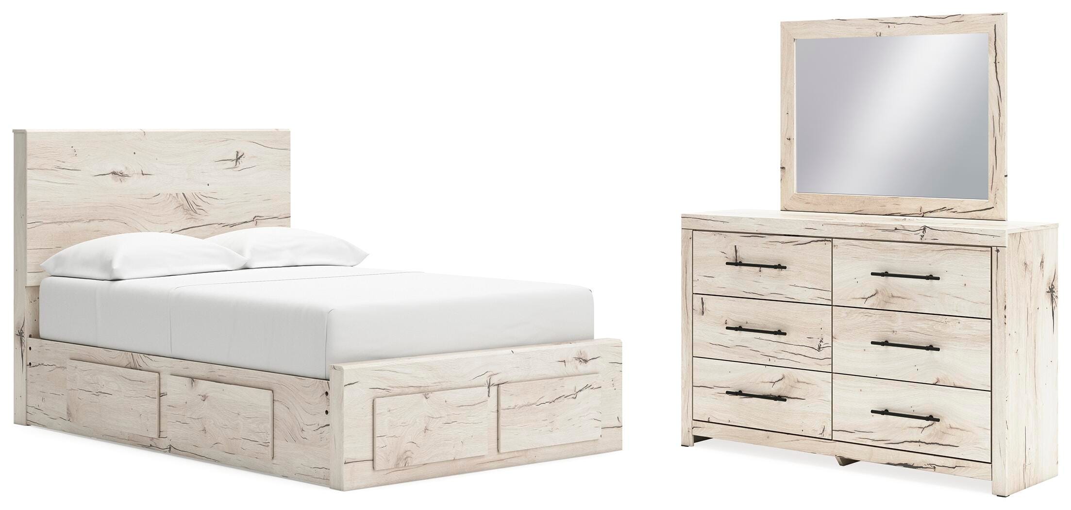 Lawroy Panel Storage Bed Bedroom Set
