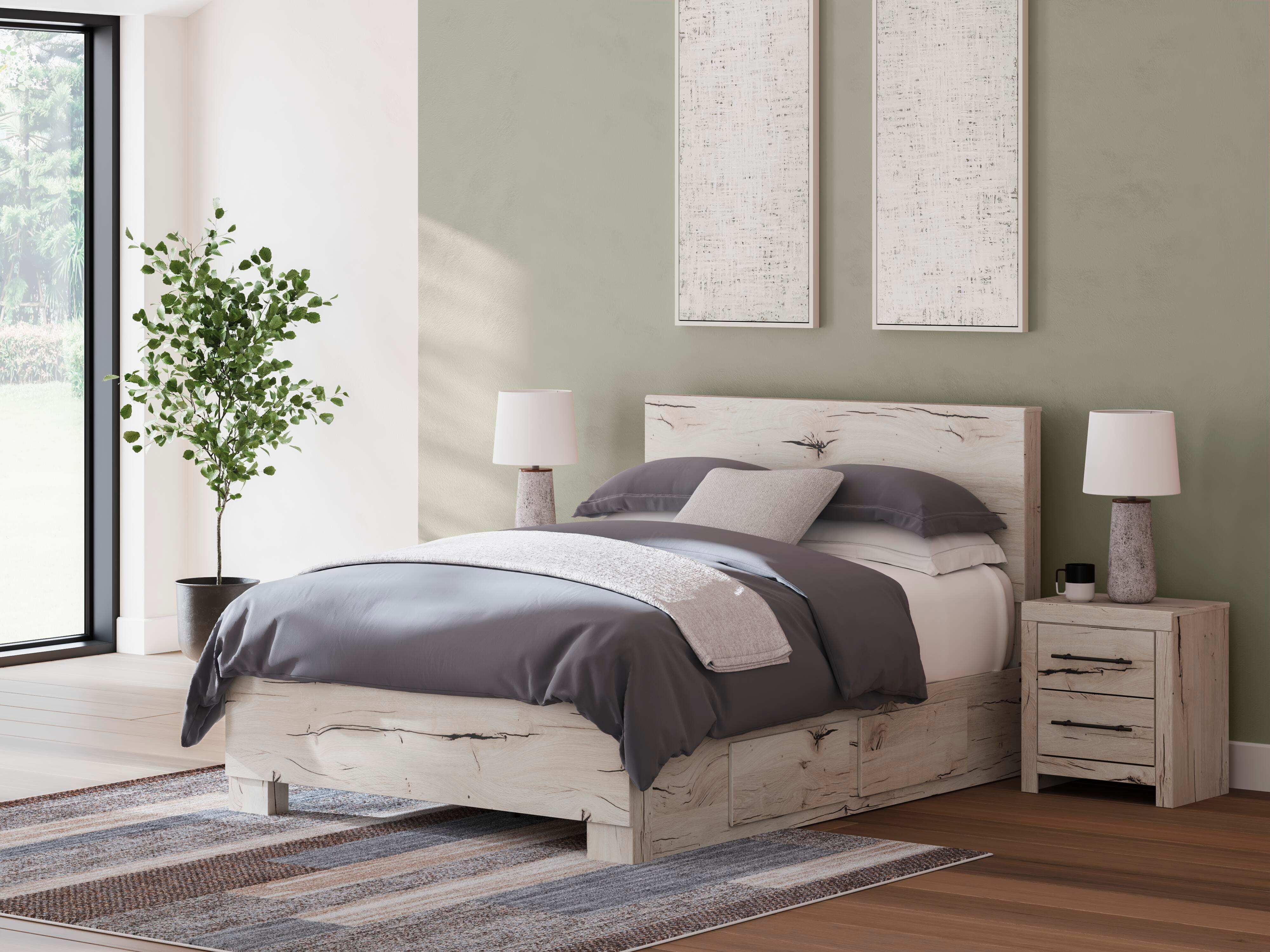 Lawroy Panel Bed with Storage