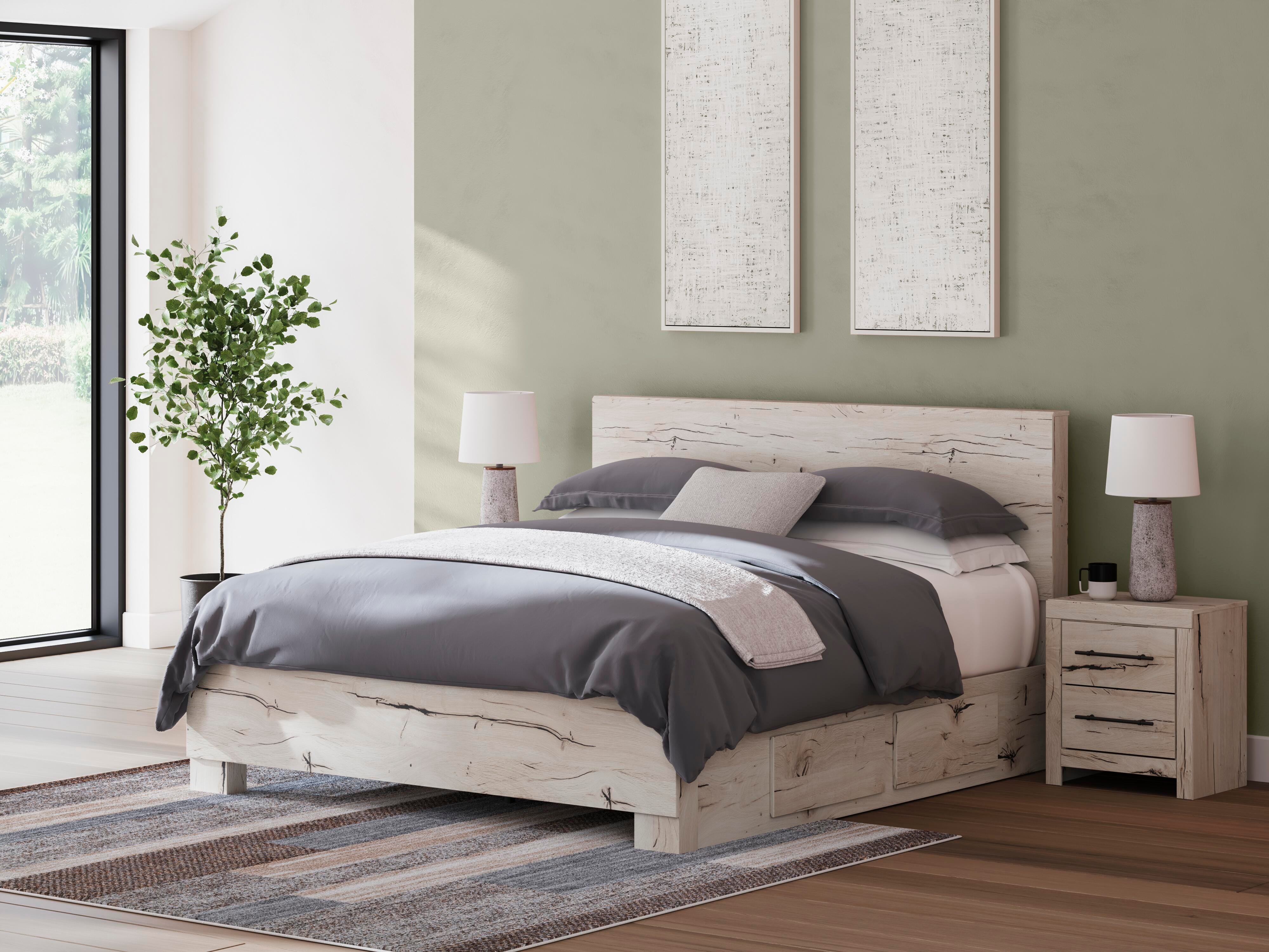 Lawroy Panel Bed with Storage