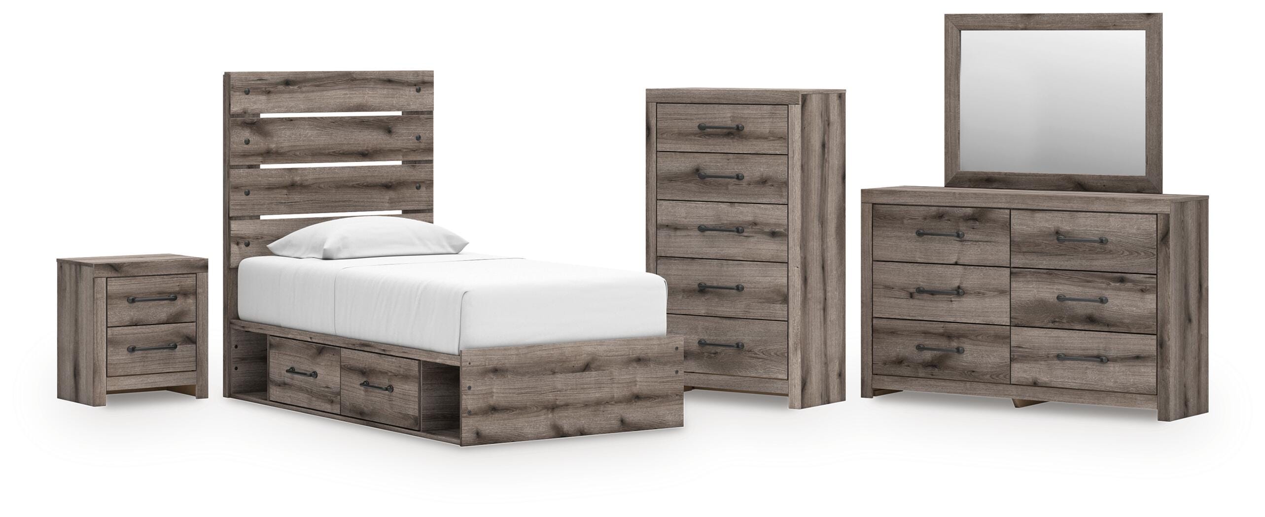 Graystorm Panel Bed Bedroom Set