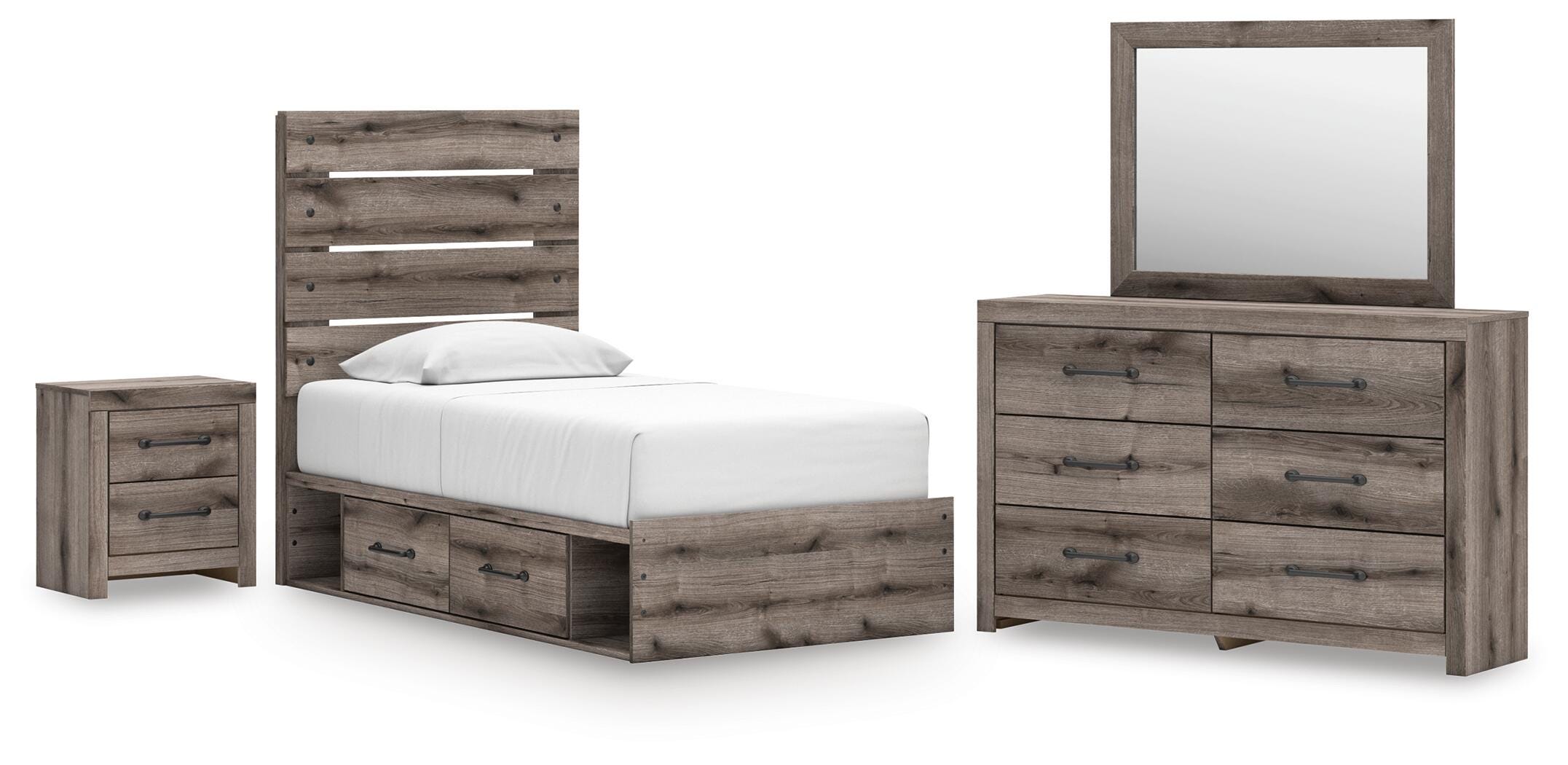 Graystorm Panel Bed Bedroom Set