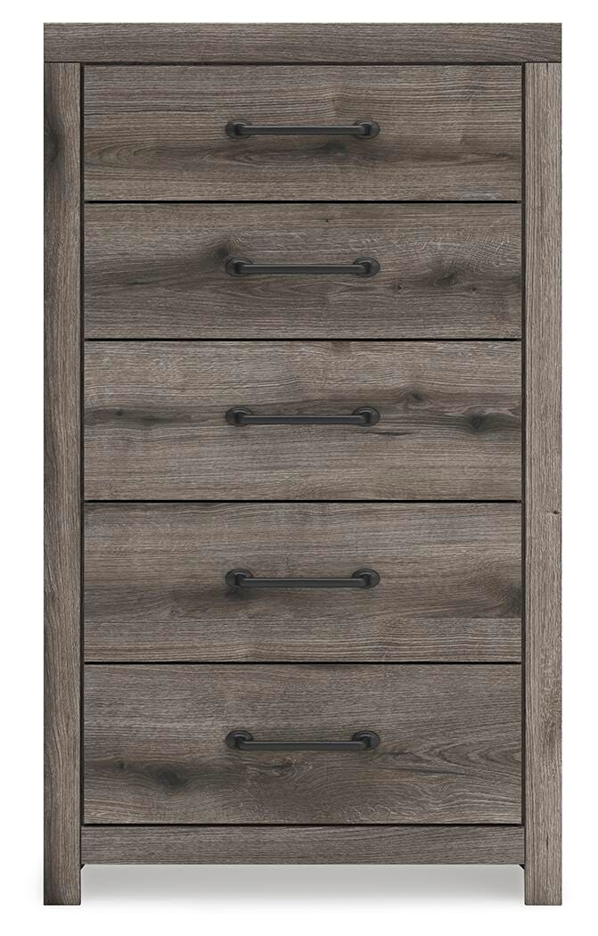 Graystorm Panel Storage Bed Bedroom Set