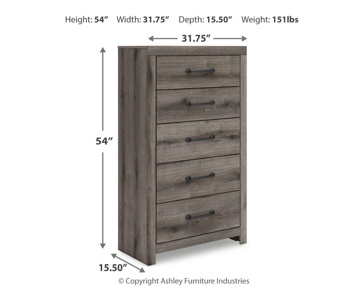 Graystorm Panel Bed Bedroom Set