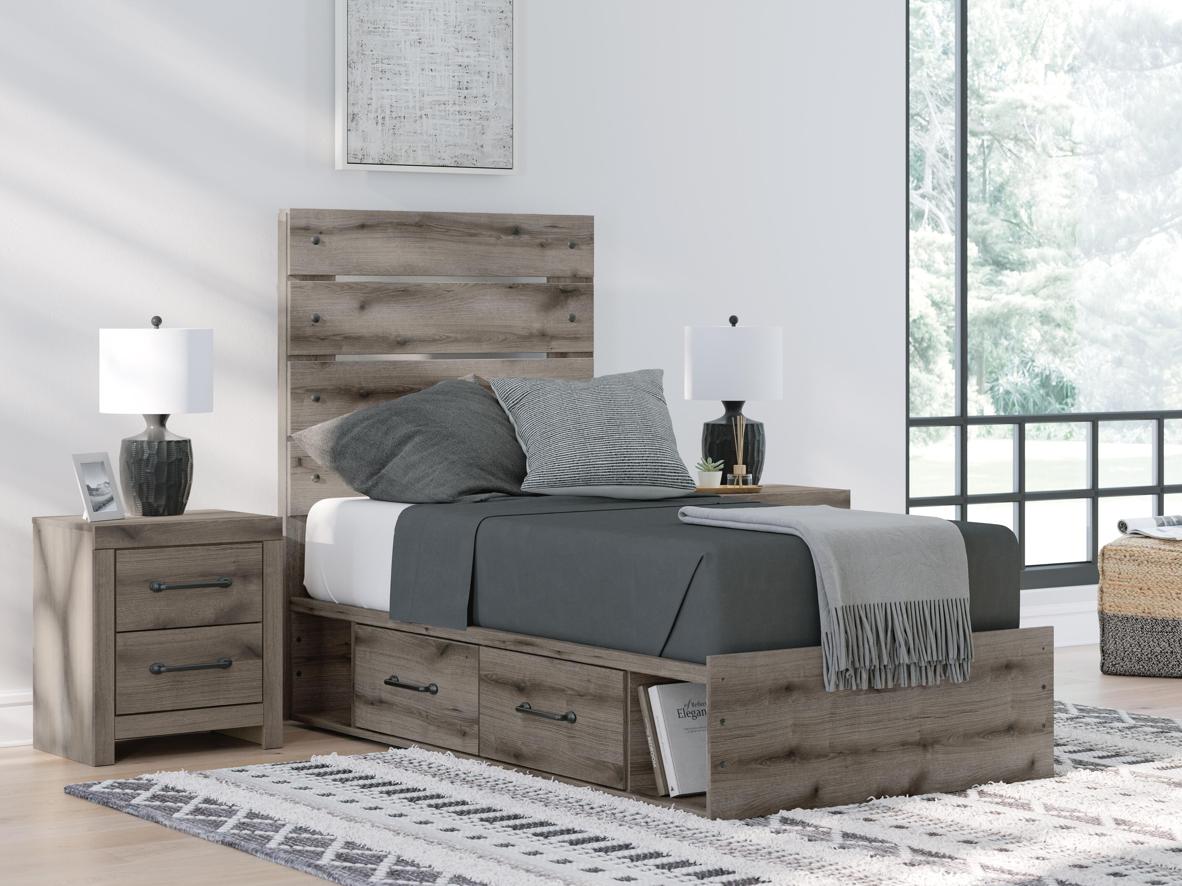 Urbanoore Panel Storage Bed