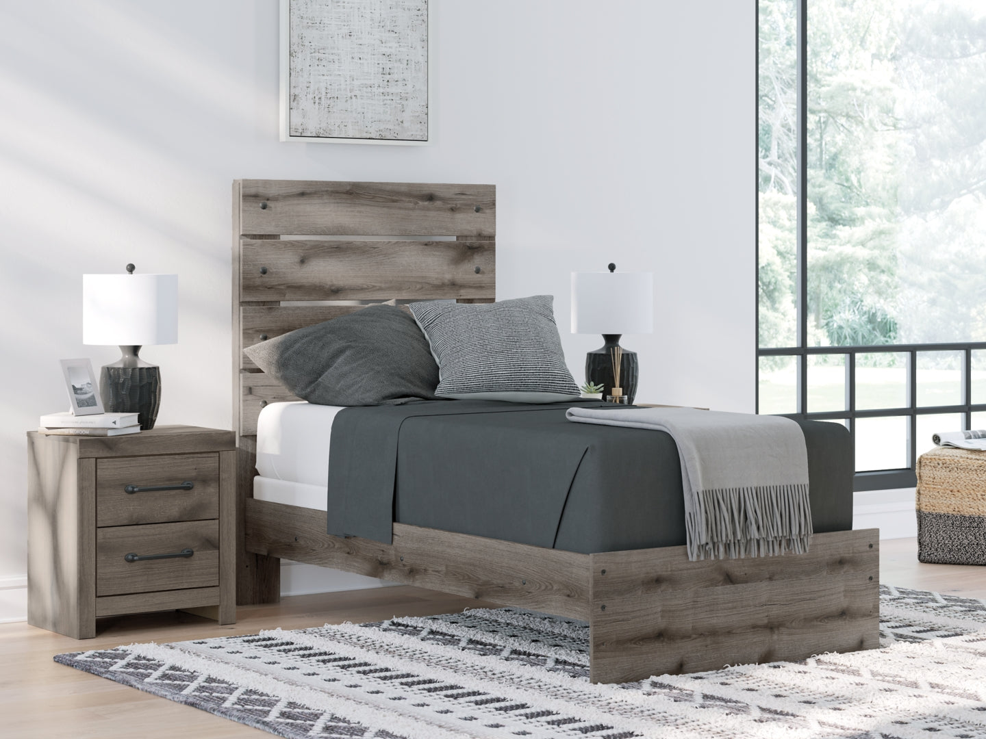 Graystorm Panel Bed