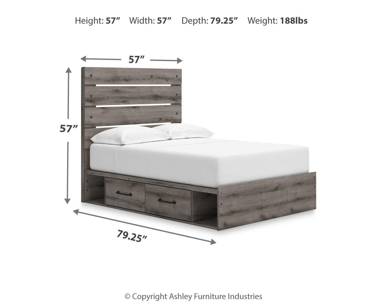Urbanoore Panel Storage Bed