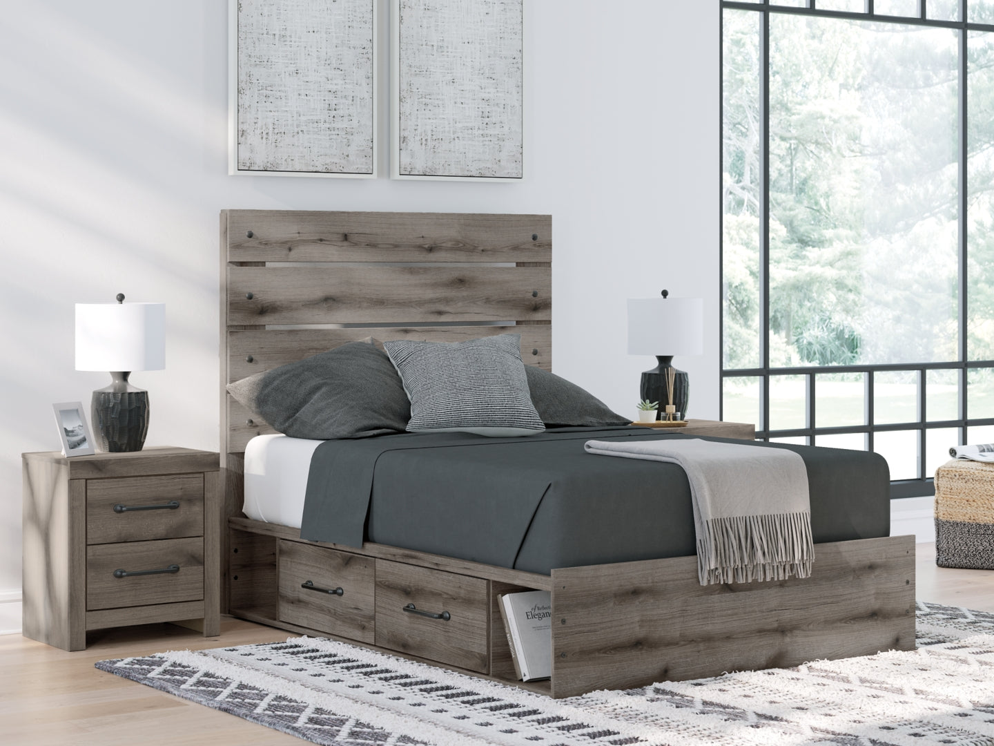 Graystorm Panel Bed