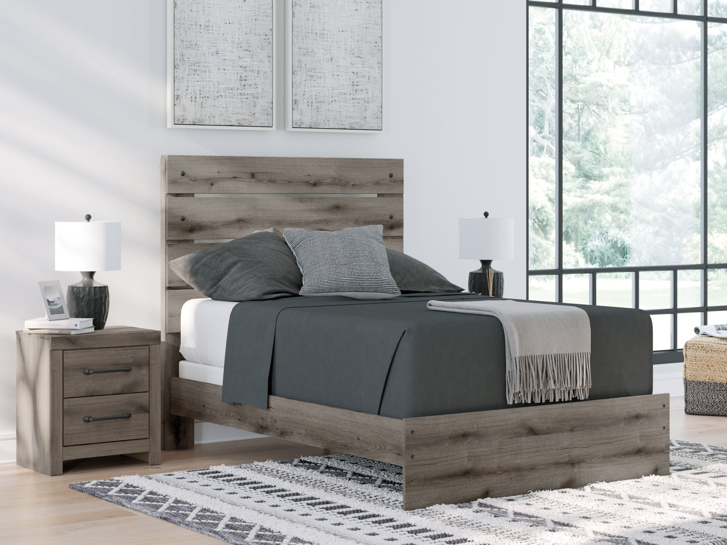 Graystorm Panel Bed