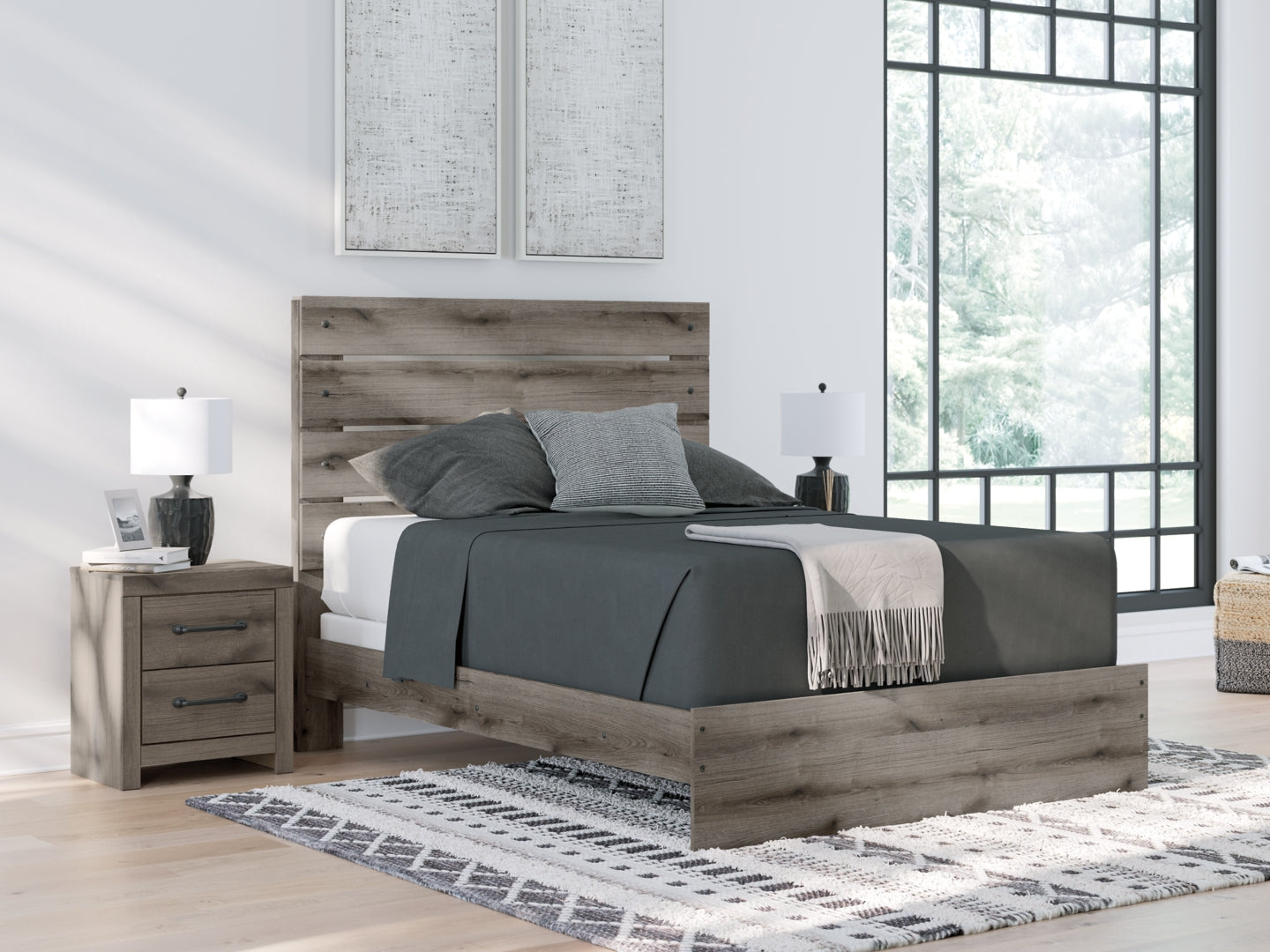 Graystorm Panel Bed