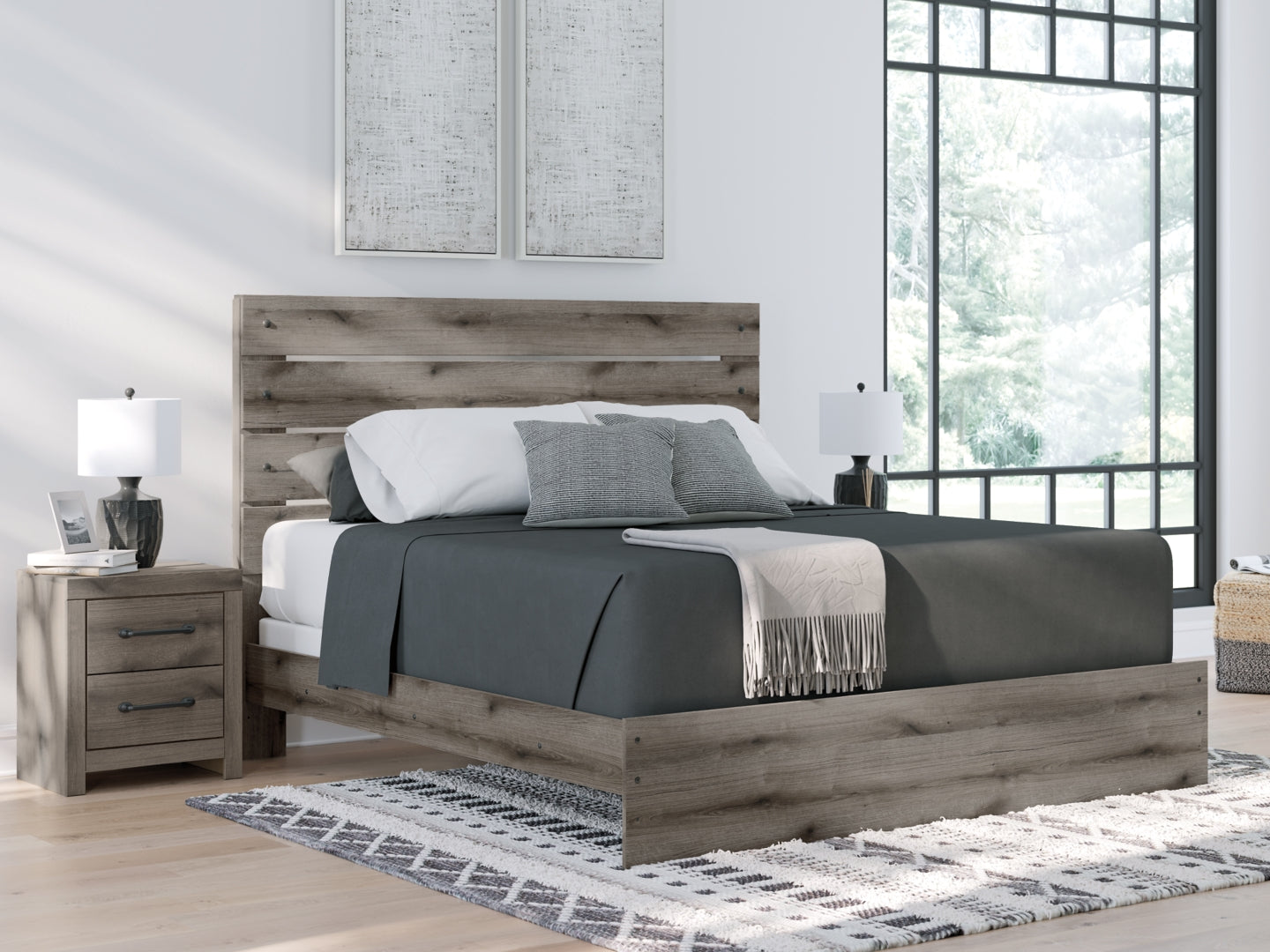 Graystorm Panel Bed