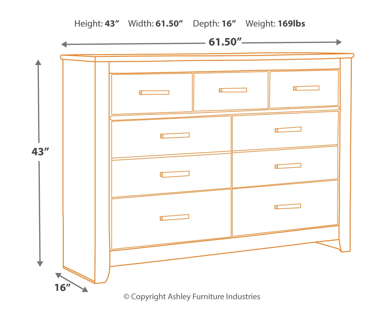 Brinxton Dresser and Mirror