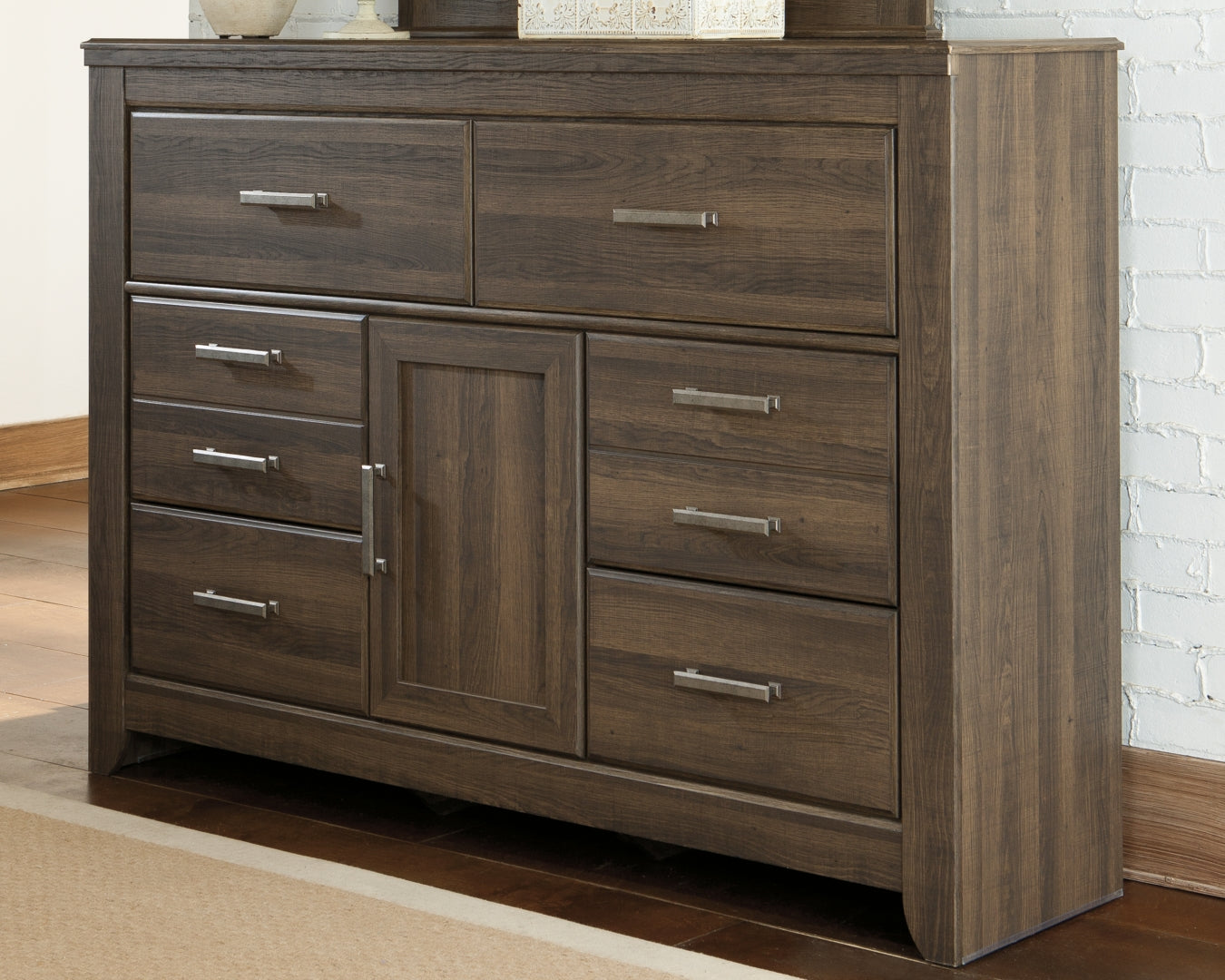 Juararo Brown Panel Headboard Bedroom Set