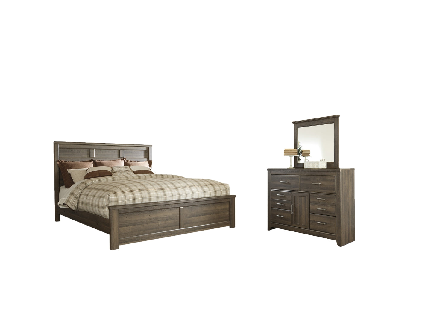 Juararo Brown Panel Bedroom Set