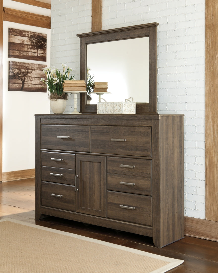 Juararo Brown Panel Headboard Bedroom Set