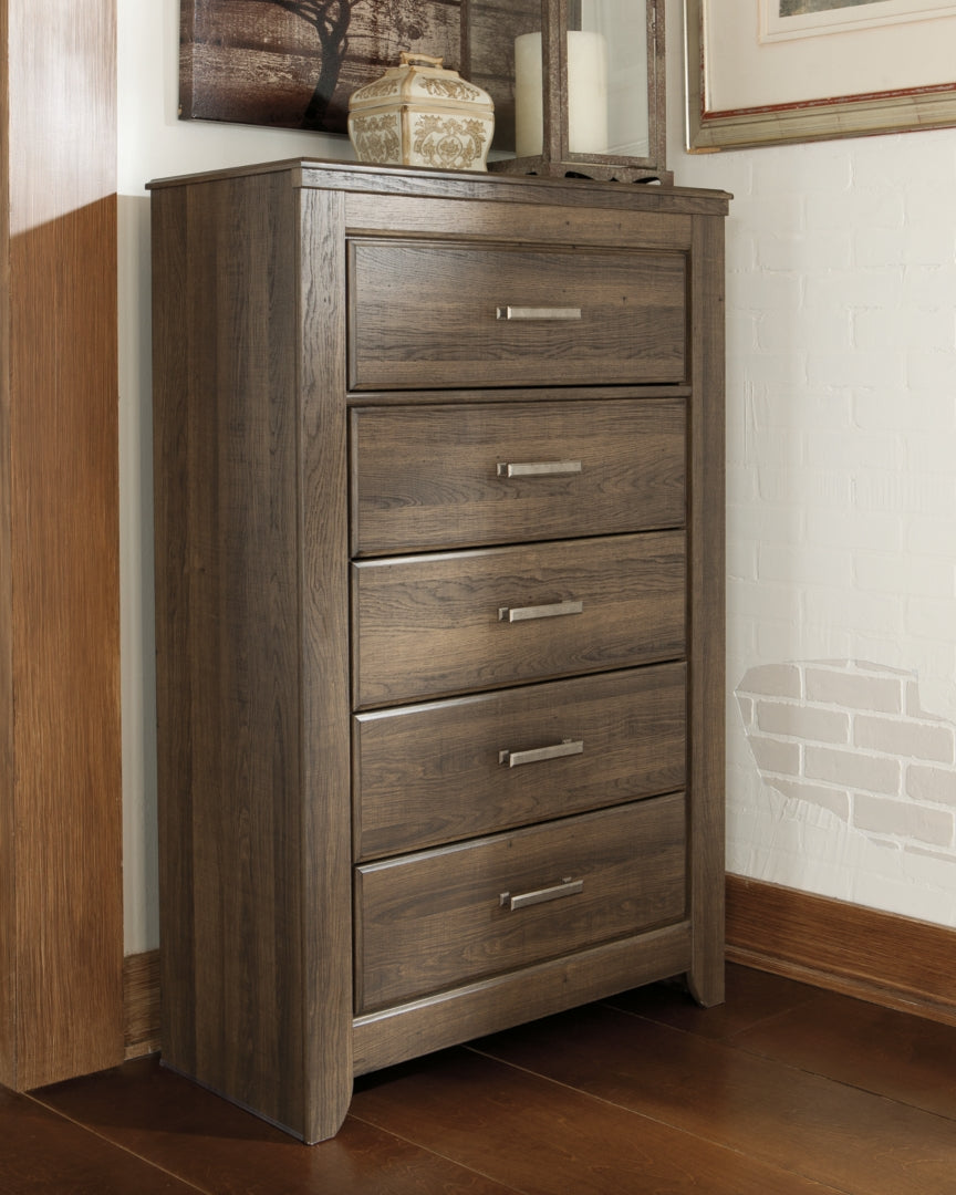 Juararo Brown Panel Bedroom Set