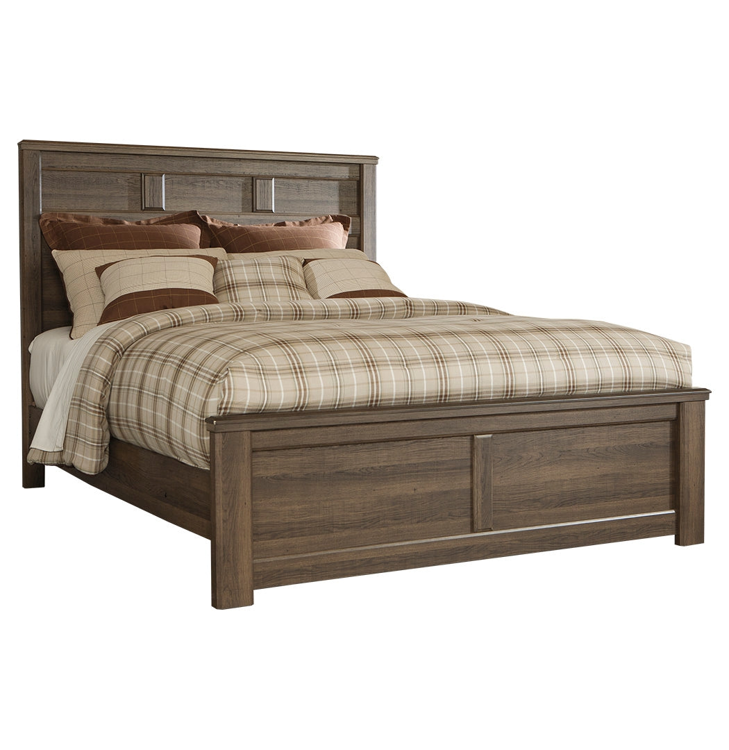 Juararo Brown Panel Headboard Bedroom Set