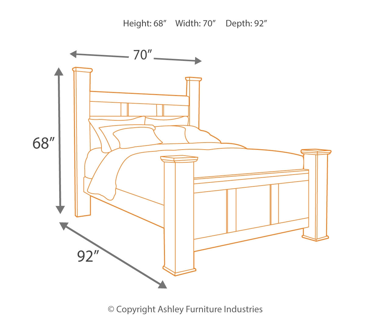 Juararo Brown Panel Headboard Bedroom Set