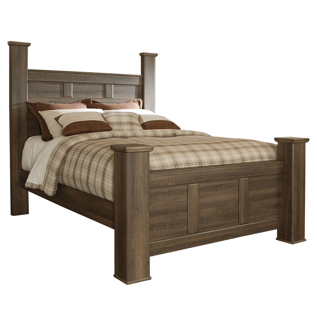 Juararo Brown Panel Headboard Bedroom Set