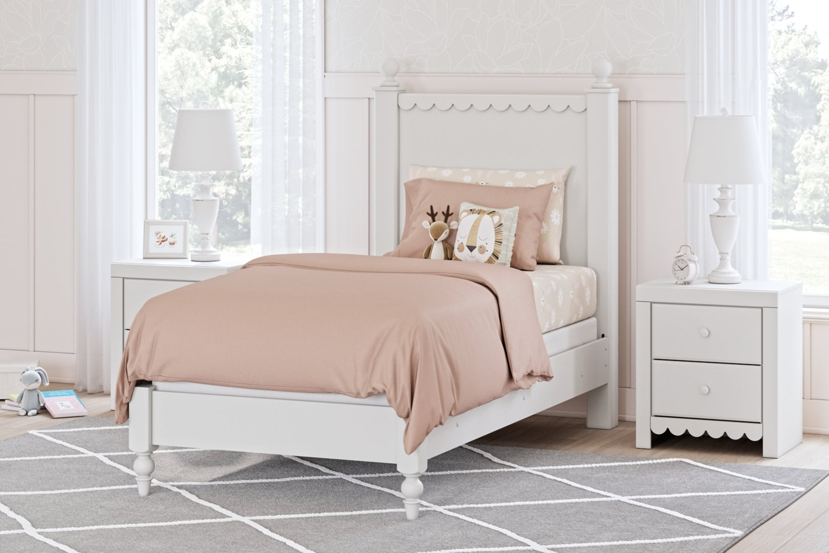 Mollviney Panel Storage Bed