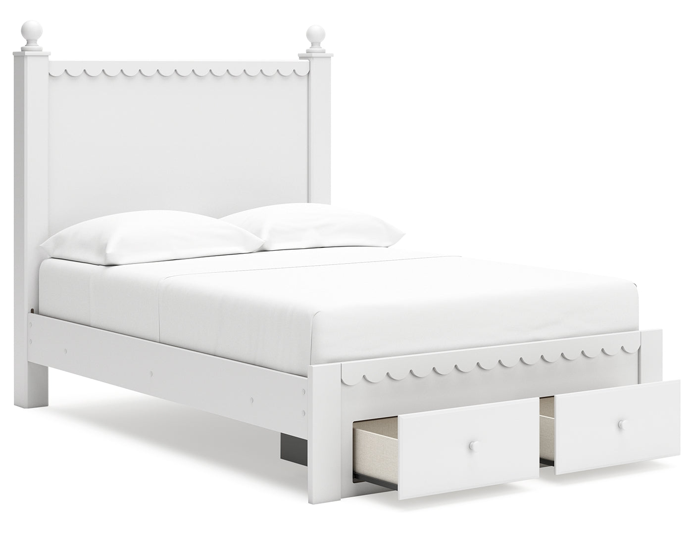 Mollviney Panel Storage Bed