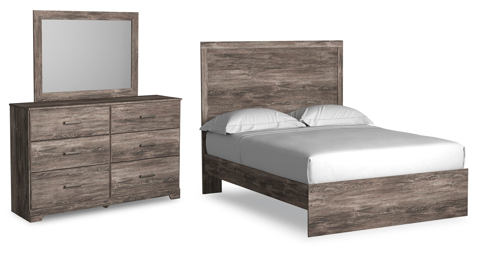 Ralinksi Grey Panel Bedroom Set