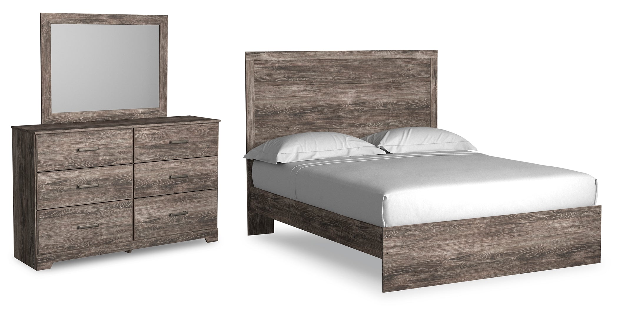 Ralinksi Grey Panel Bedroom Set