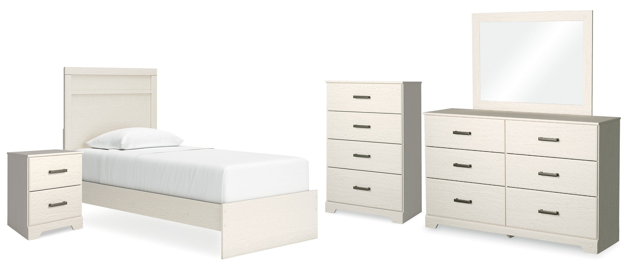 Stelsie Beige Panel Bedroom set