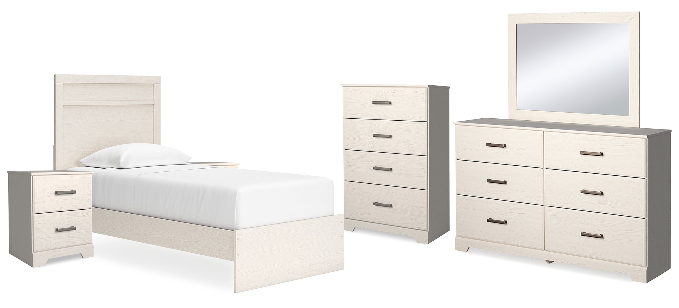 Stelsie Beige Panel Bedroom set