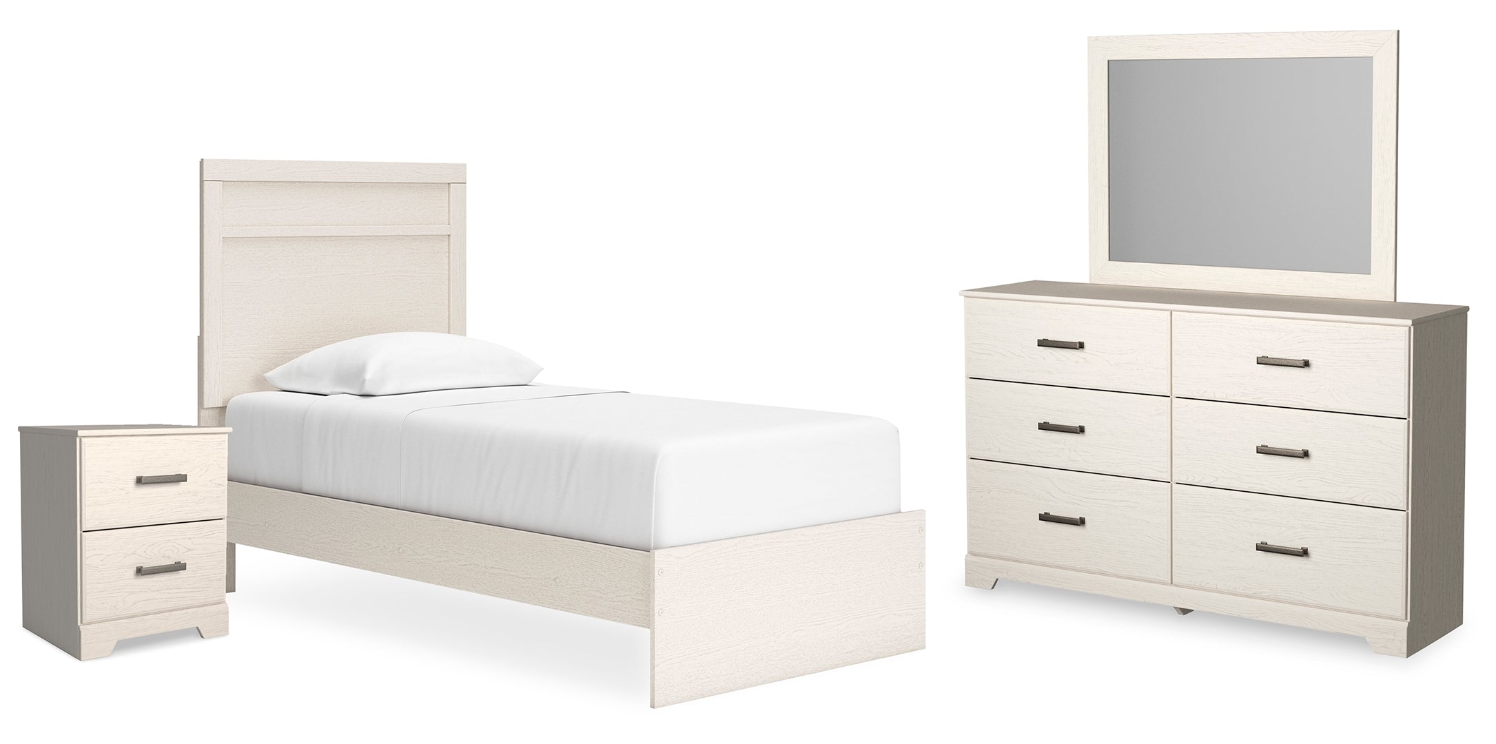 Stelsie Beige Panel Bedroom set