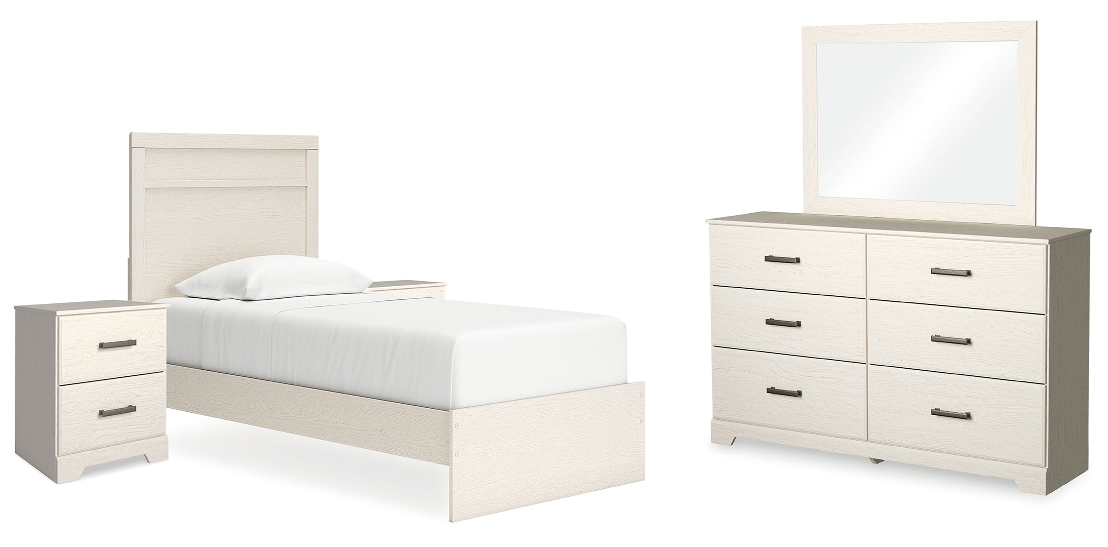 Stelsie Beige Panel Bedroom set