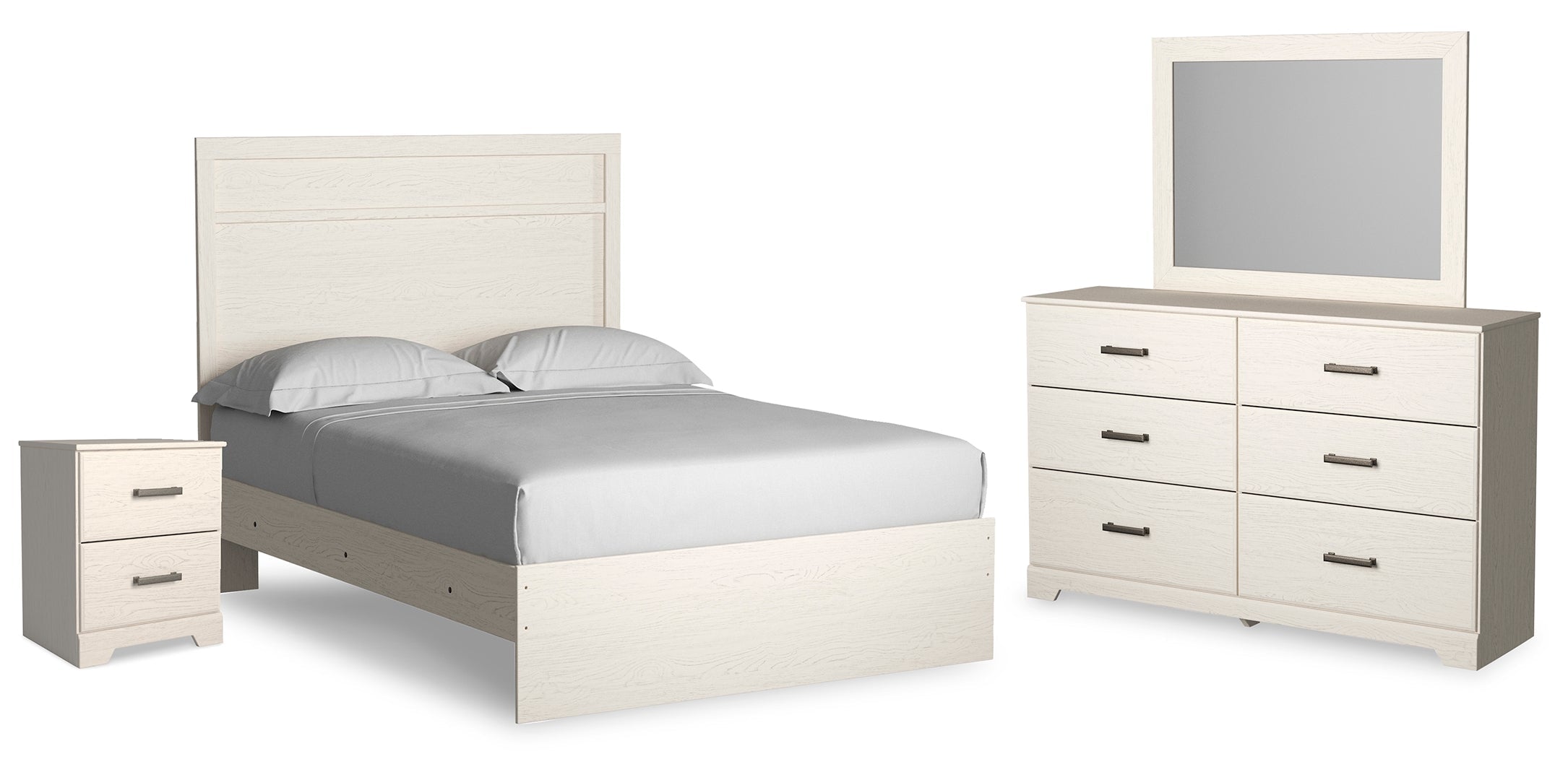 Stelsie Beige Panel Bedroom set