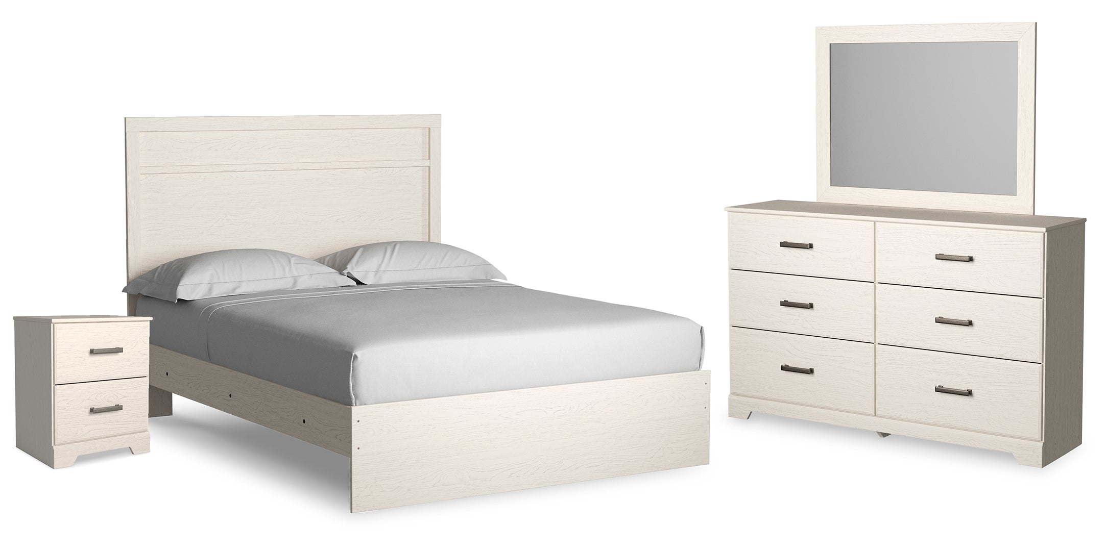 Stelsie Beige Panel Bedroom set