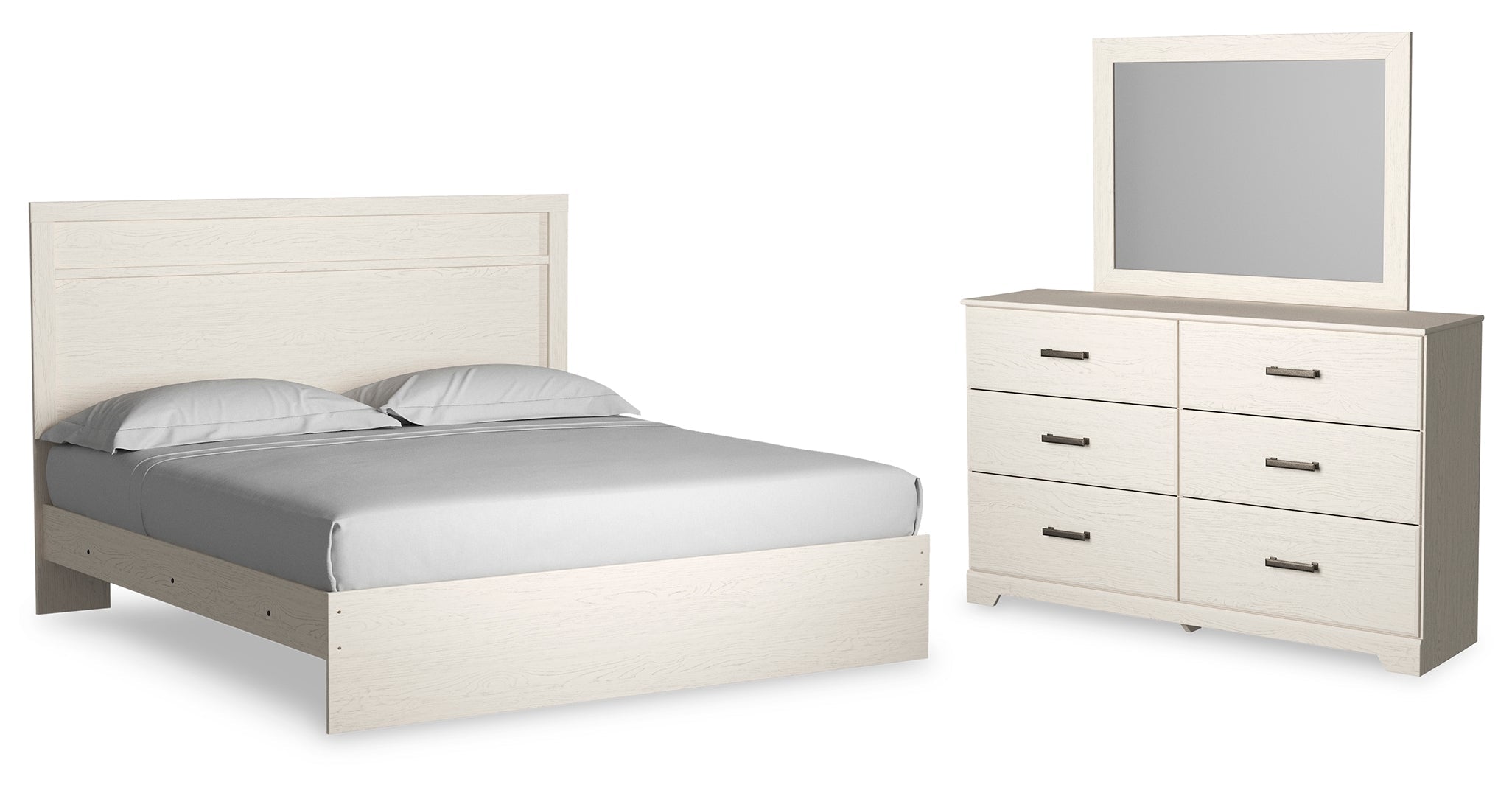 Stelsie Beige Panel Bedroom set