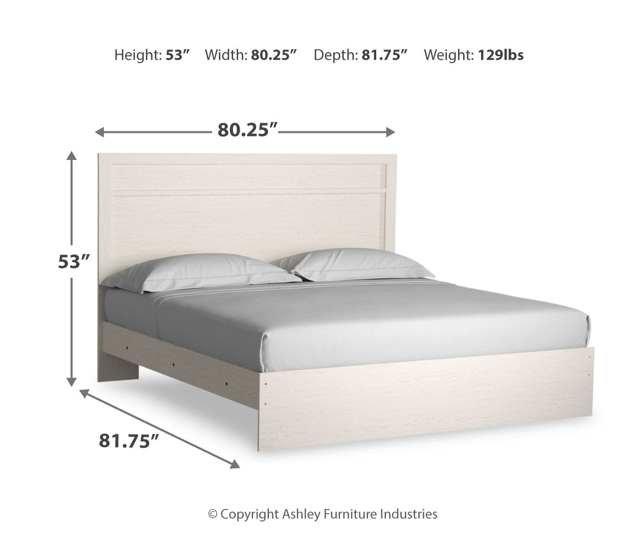 Stelsie Beige Panel Bedroom set