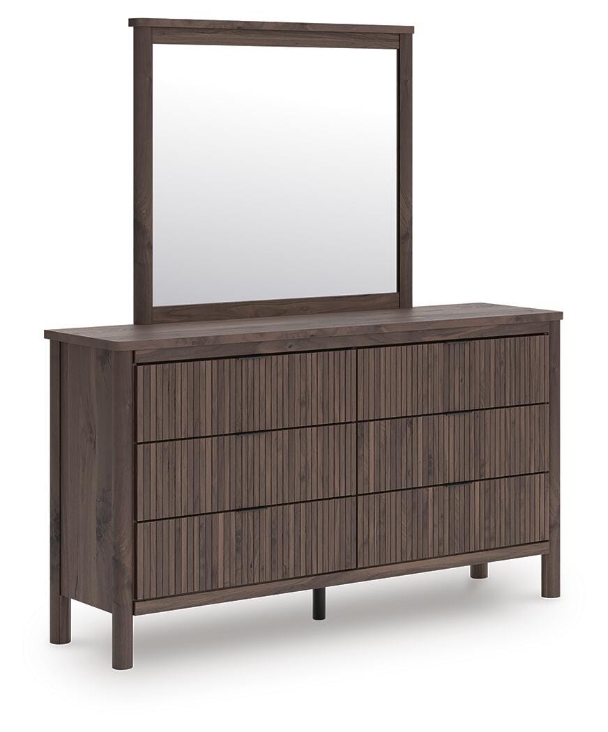 Pamytta Upholstered Panel Bed Bedroom Set