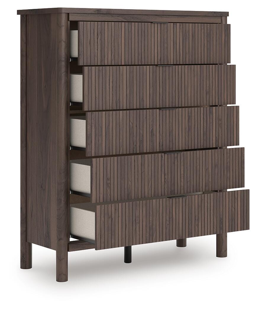 Pamytta Upholstered Panel Bed Bedroom Set