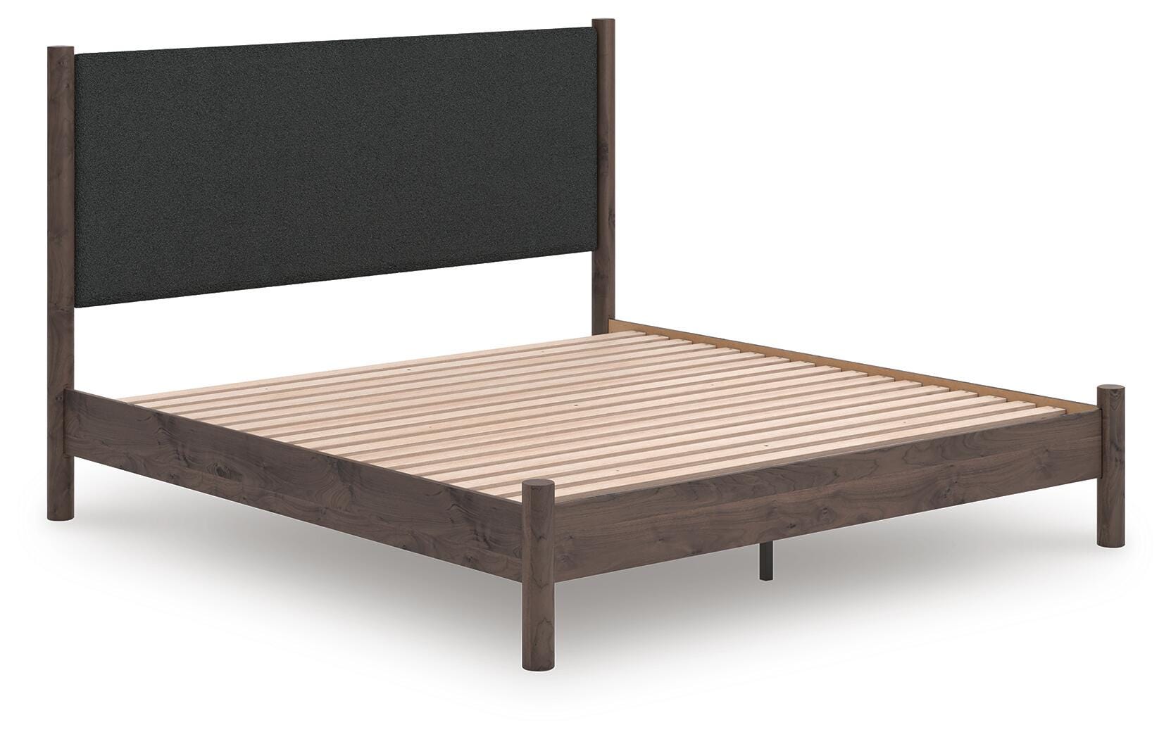 Cadmori Upholstered Panel Platform Bed