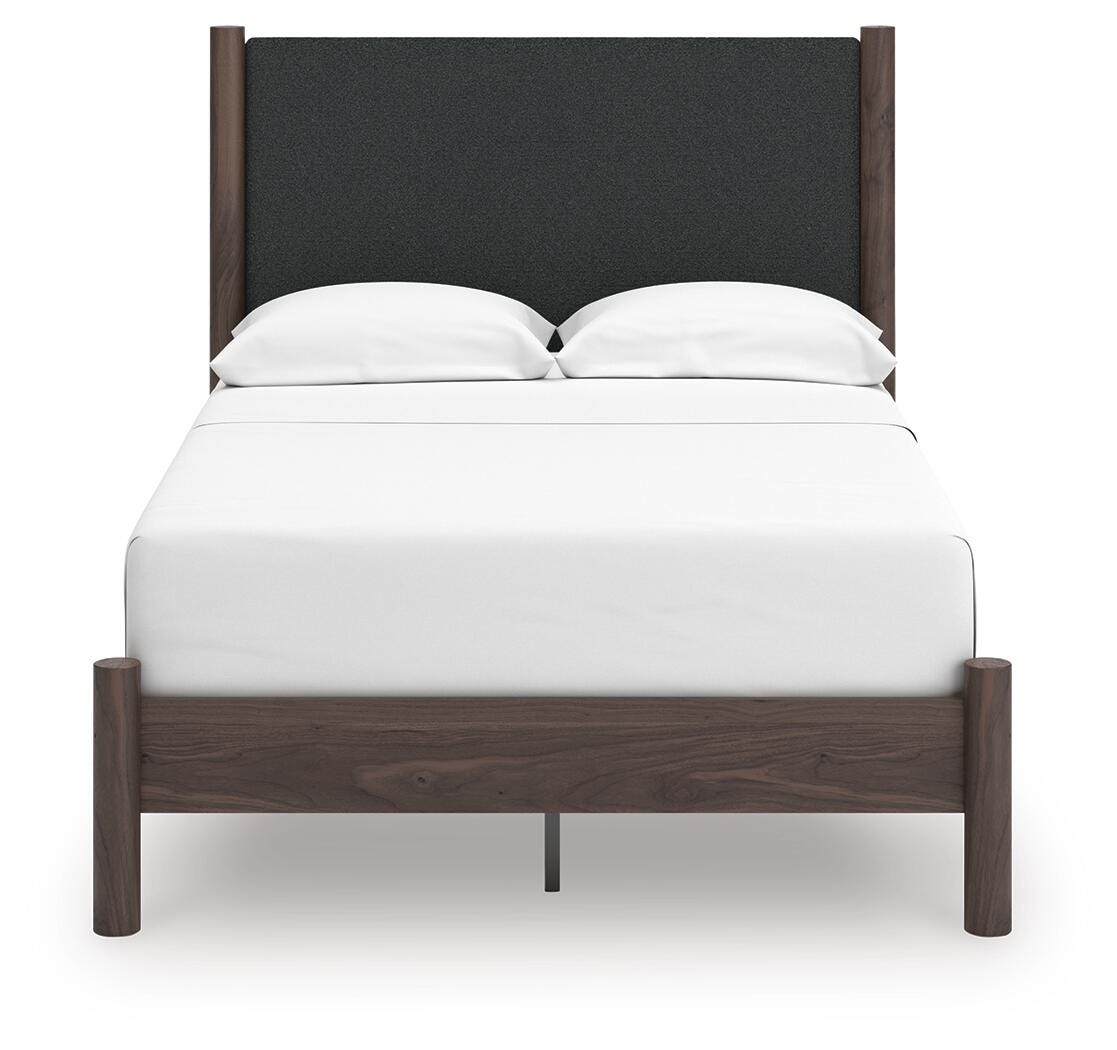 Cadmori Upholstered Panel Platform Bed