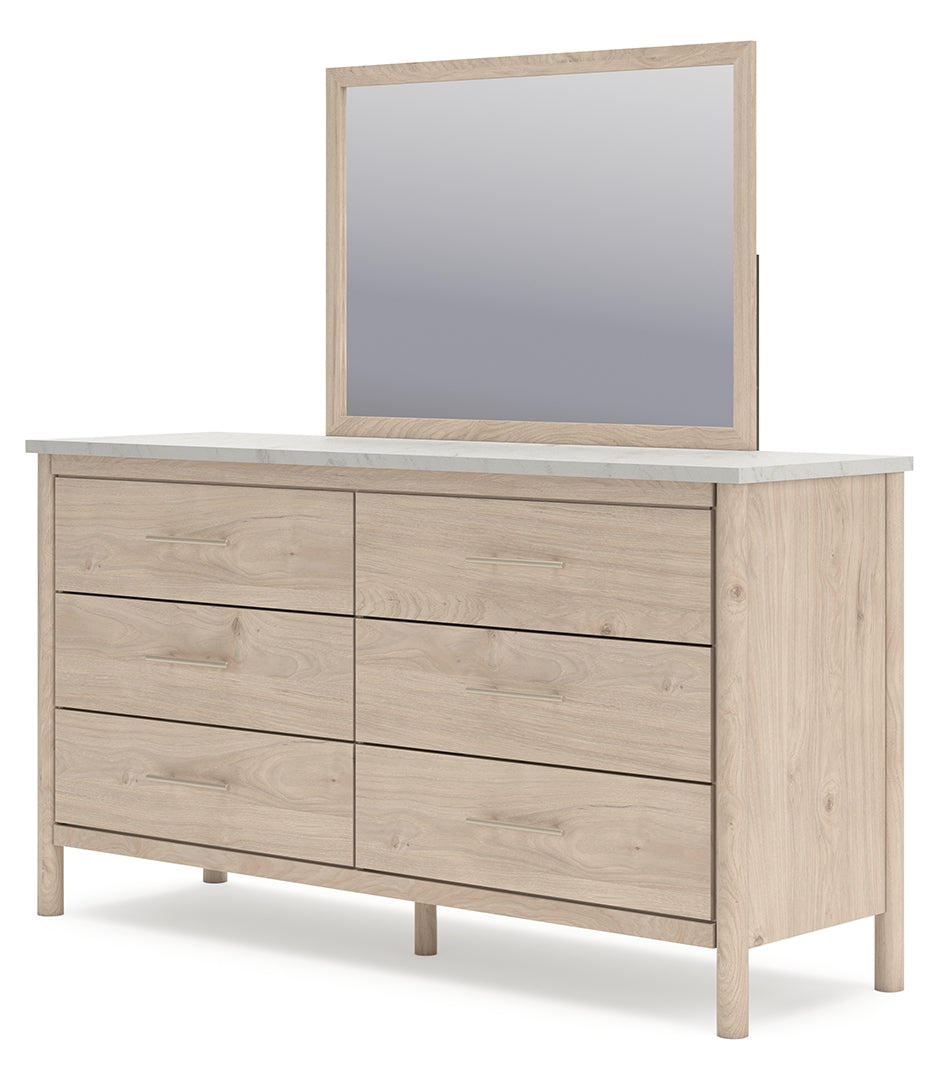 Cadmori Grey Upholstered Bedroom Set