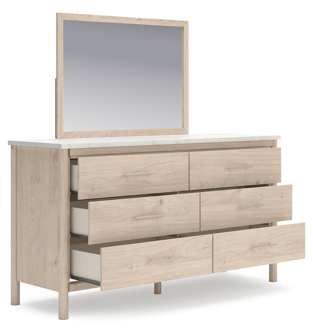 Cadmori Grey Upholstered Bedroom Set