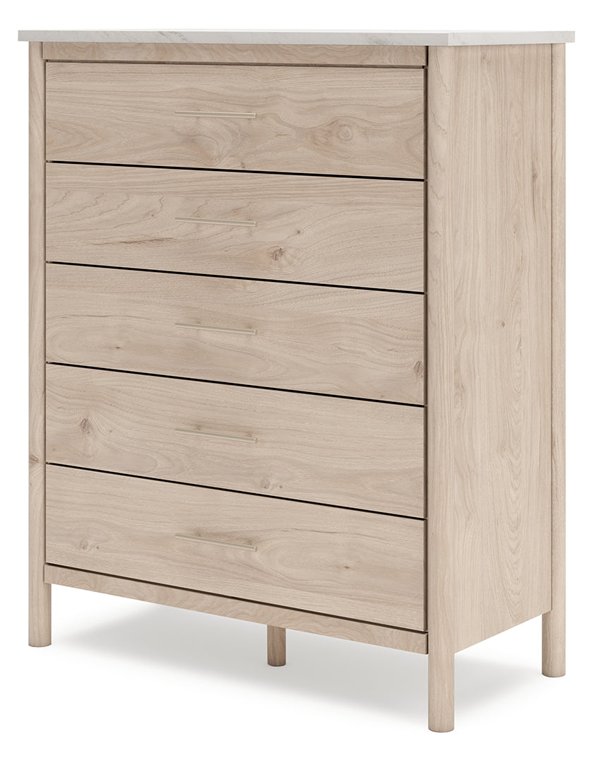 Cadmori Five Drawer Wide Chest